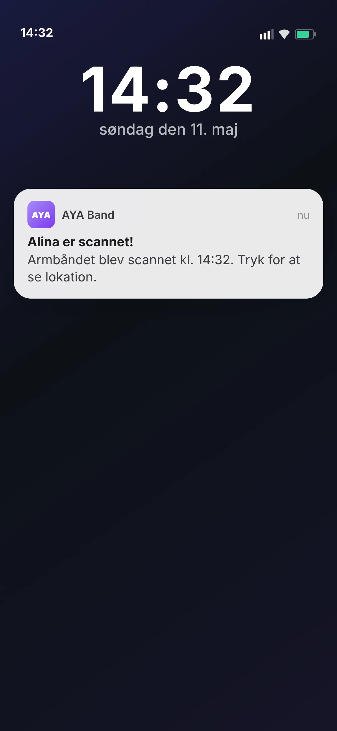 Instant alert