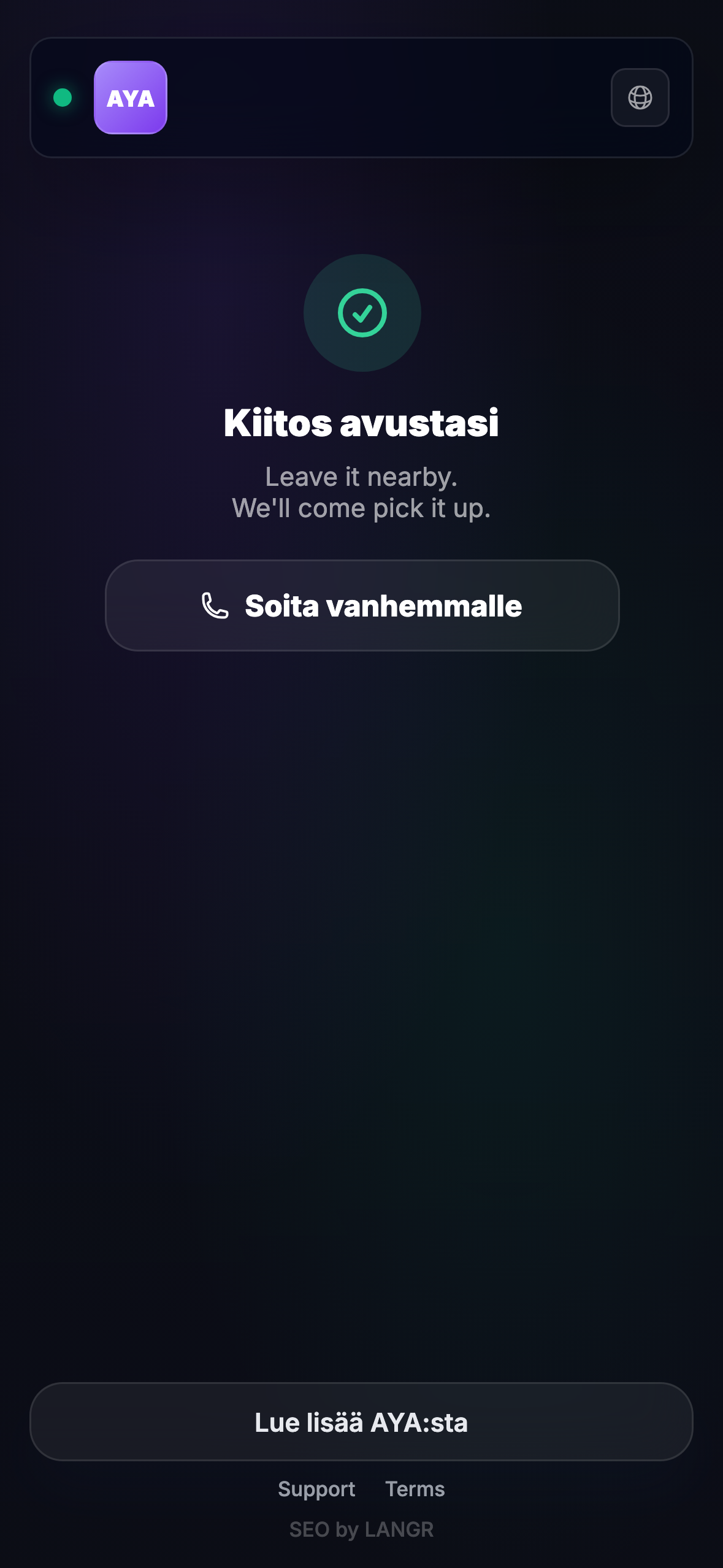 Mitä löytäjä näkee