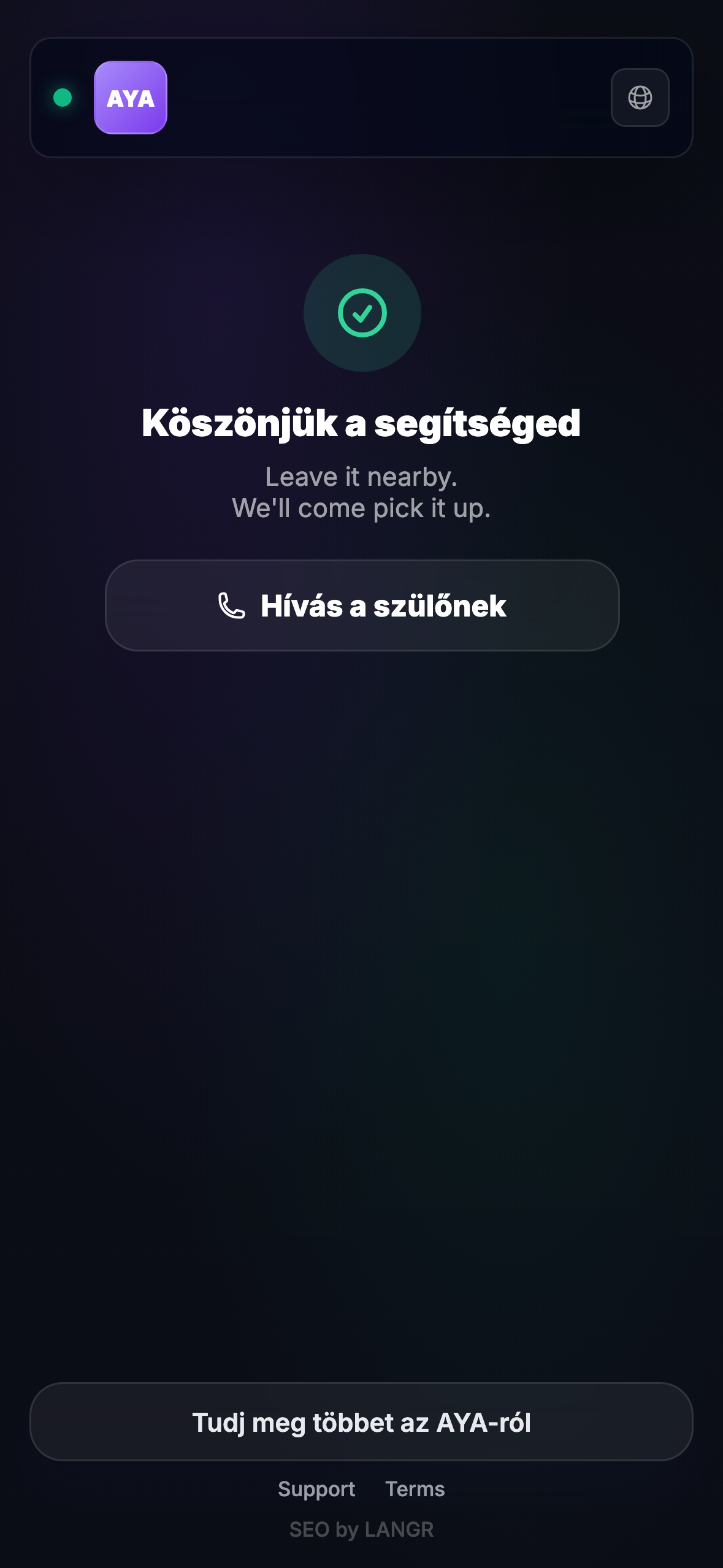 Amit a megtaláló lát