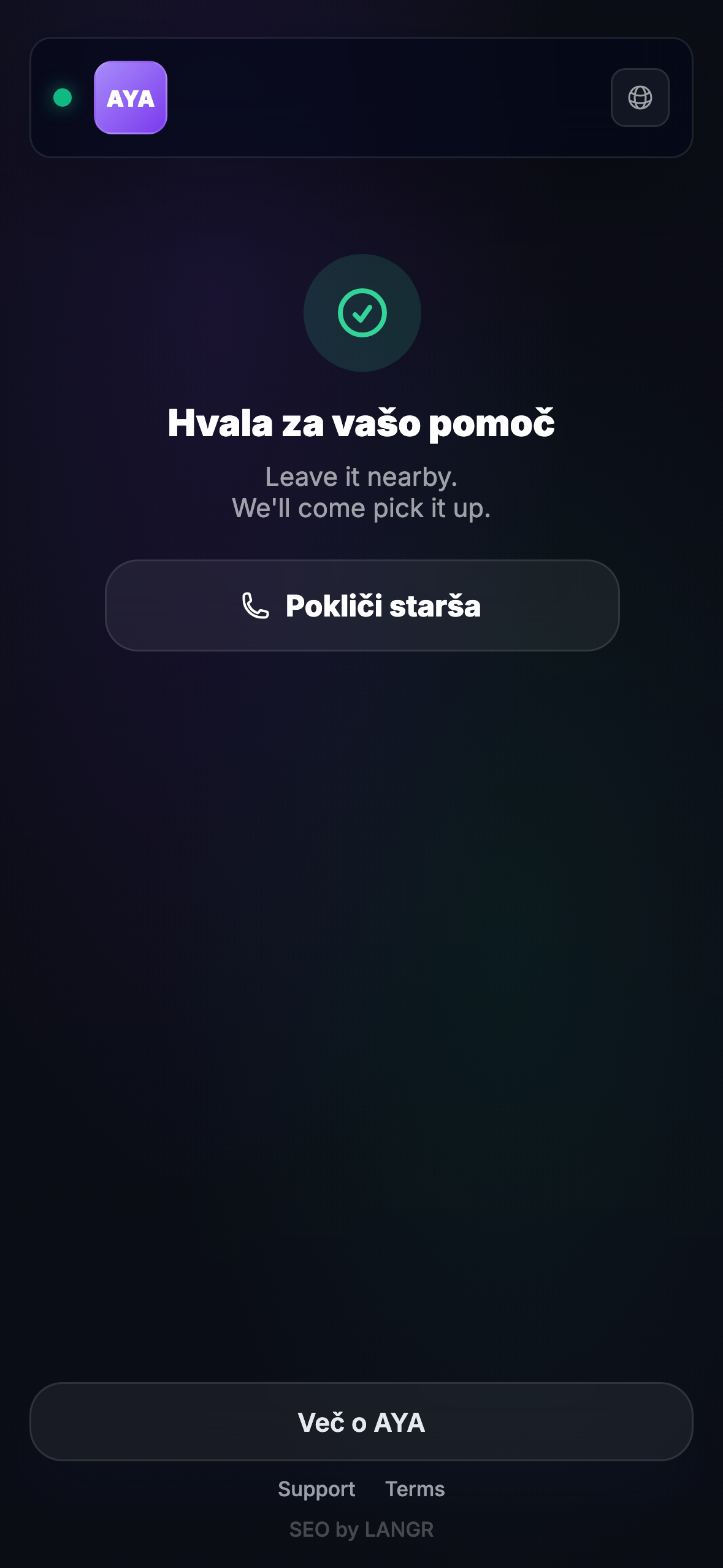 Kaj vidi najditelj