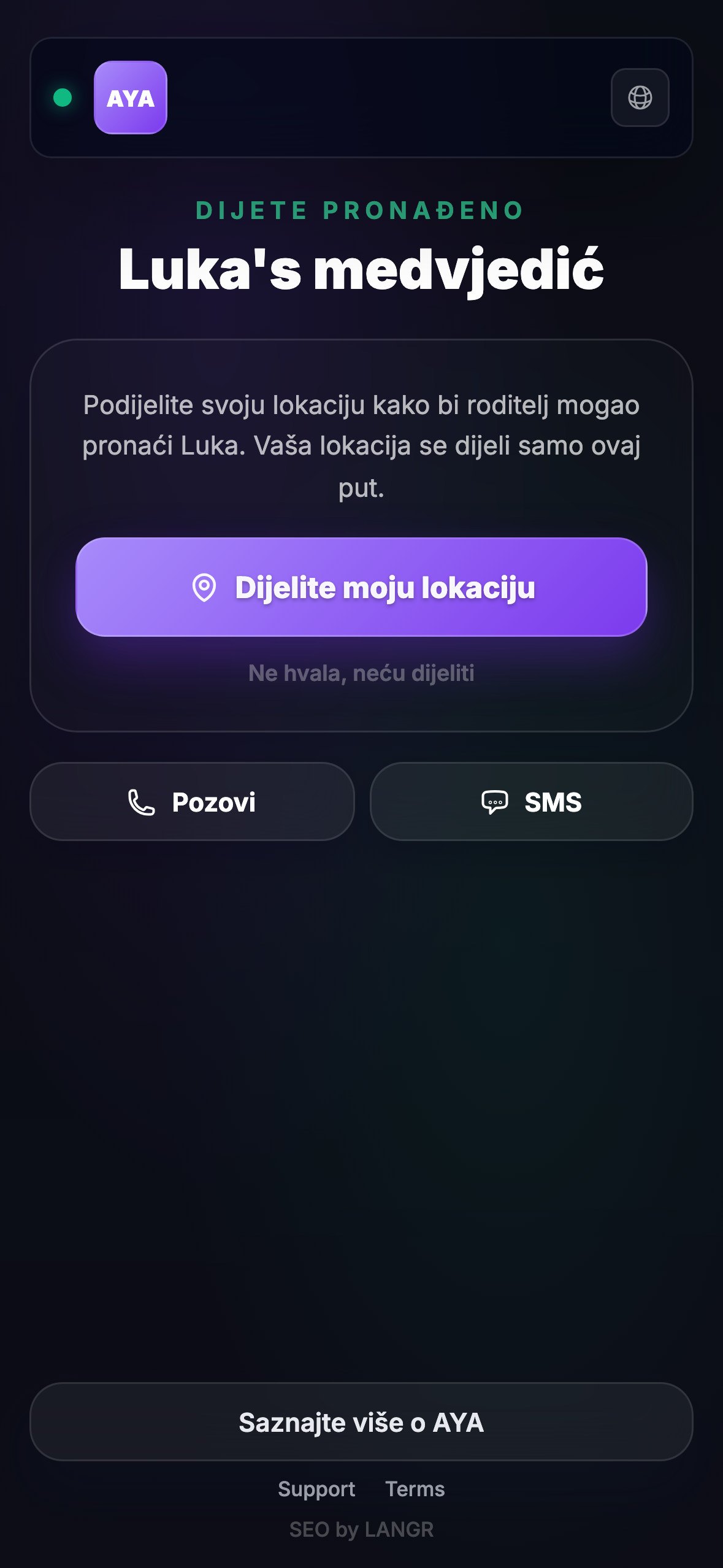 Šta pronalazač vidi
