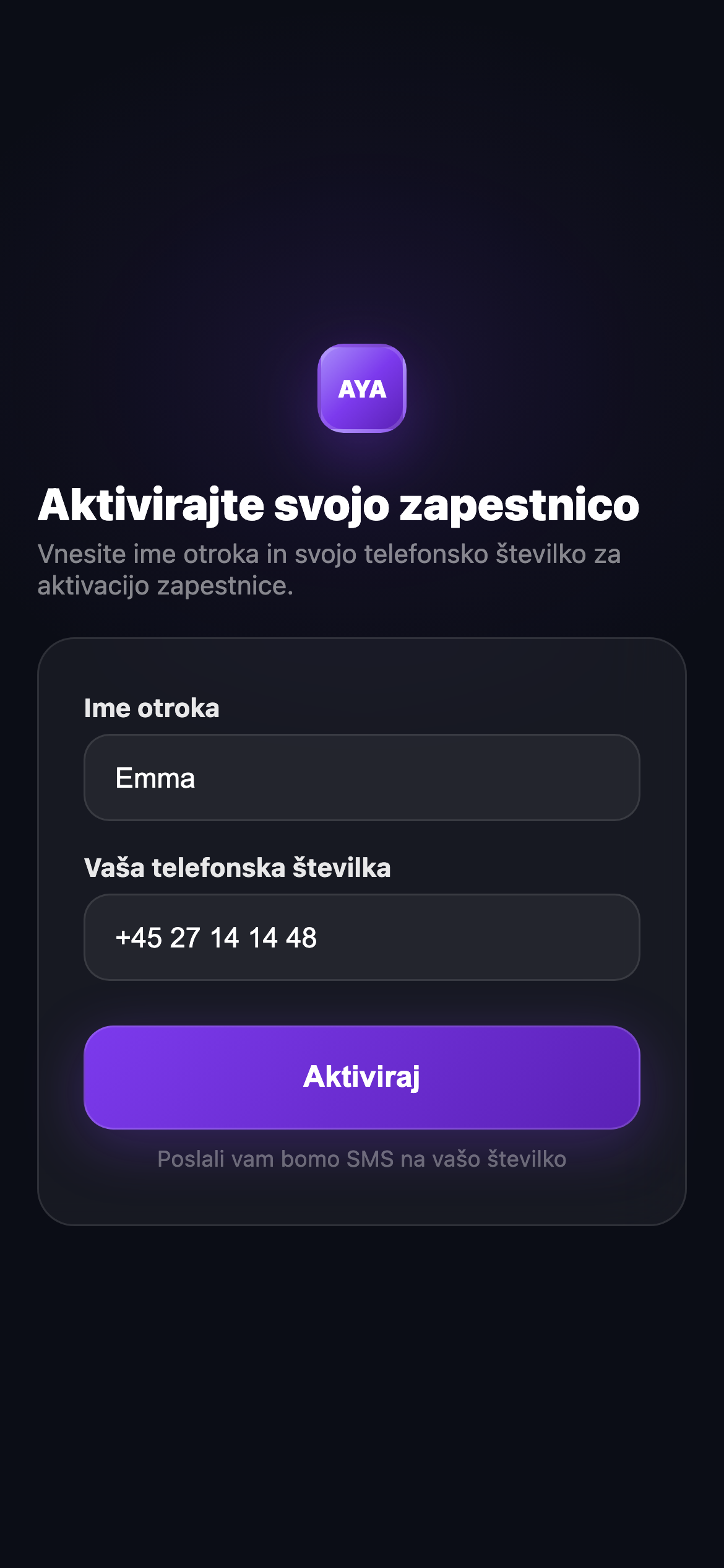 Aktivirajte zapestnico